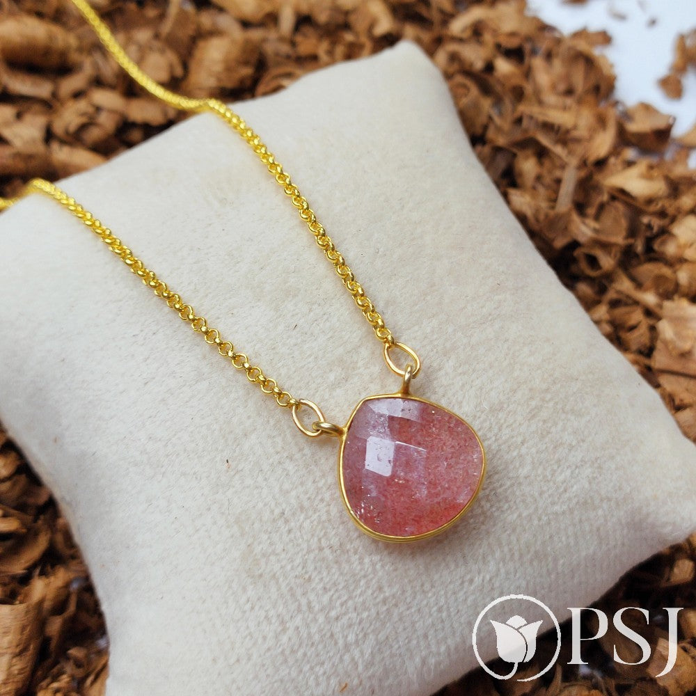 Strawberry quartz deals jewelry