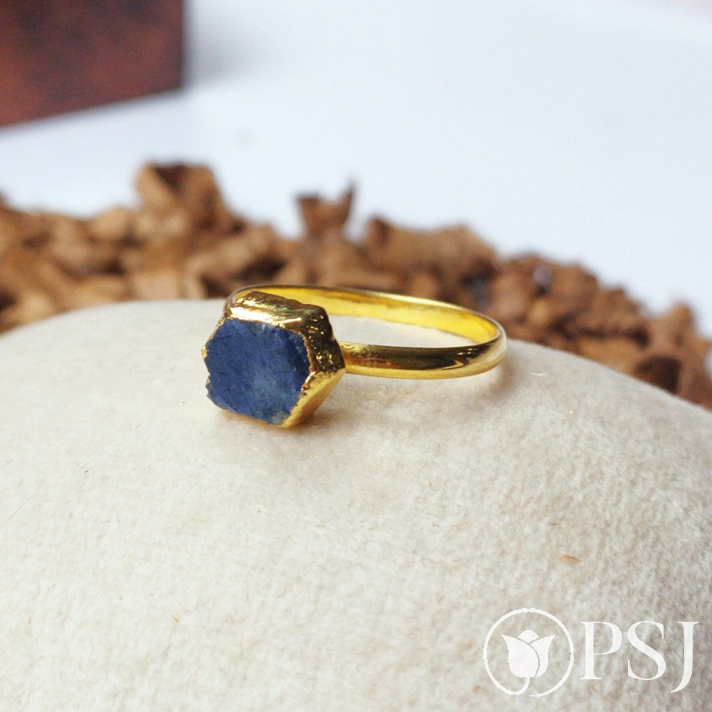 Large Blue Sapphire Oval Engagement Ring- Royal Blue Sapphire Promise Ring  for Her-Blue Solitaire Anniversary Ring-September Birthstone Ring